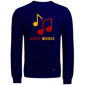 سویشرت مردانه 27 مدل Just music کد V24 رنگ سرمه ای