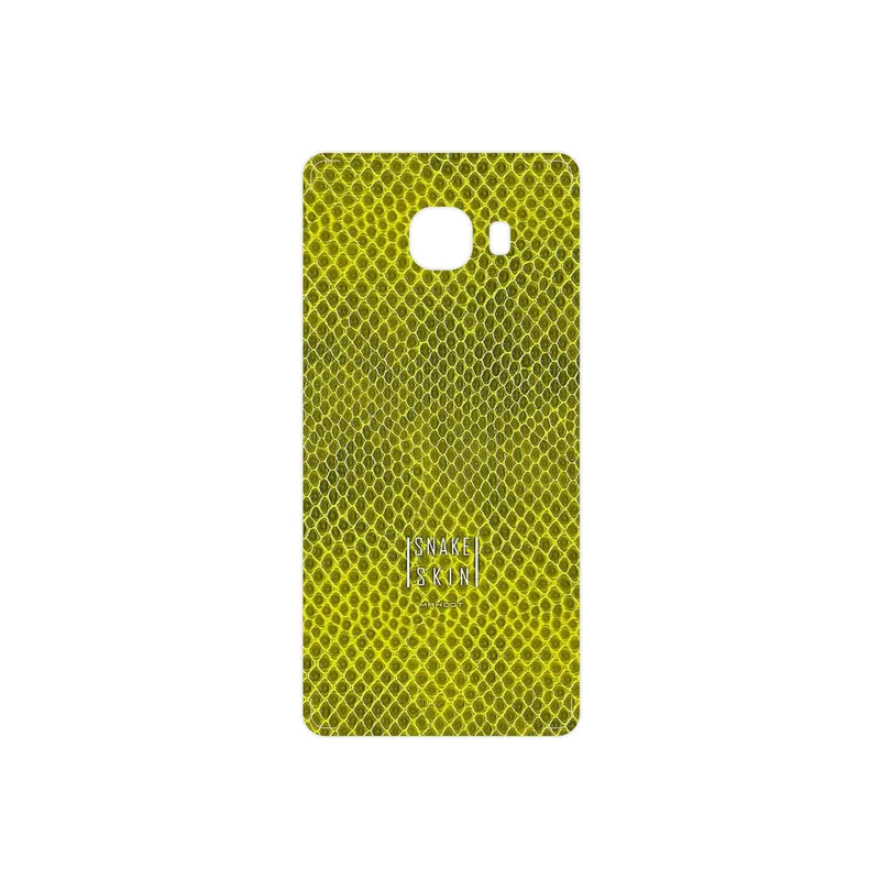 برچسب پوششی ماهوت مدل Yellow Snake Skin مناسب برای گوشی موبایل سامسونگ Galaxy C5