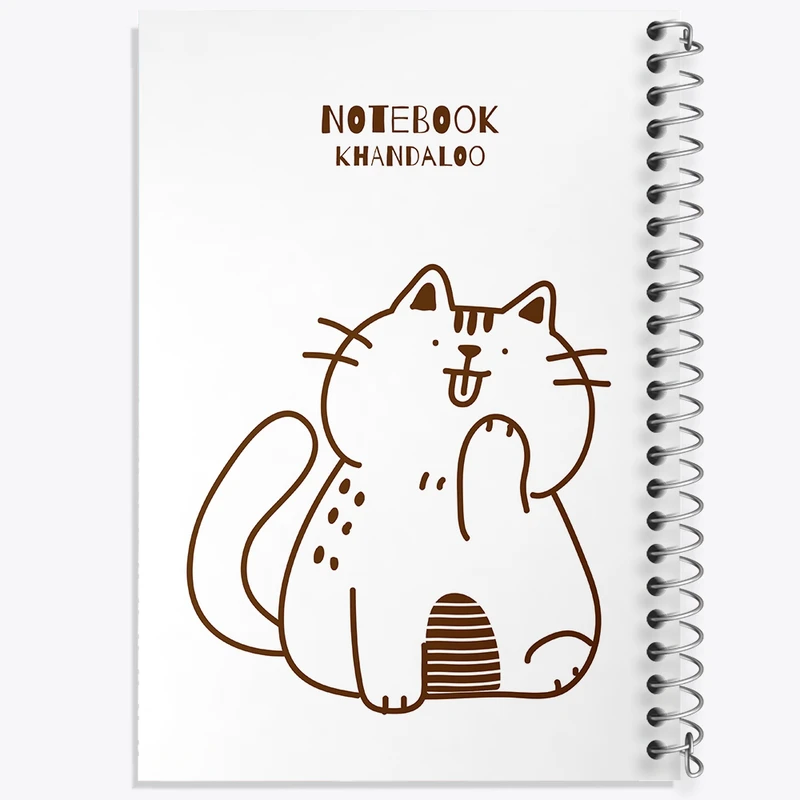 دفتر نت موسیقی 50 برگ خندالو مدل گربه کیوت کد N1319