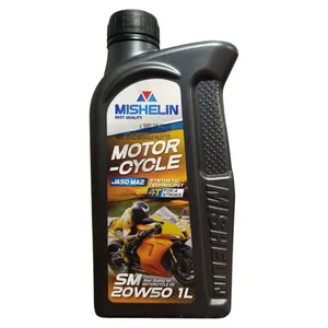 روغن موتور سیکلت نیمه سنتتیک میشلن اٌویل مدل SM 20W-50 حجم 1 لیتر