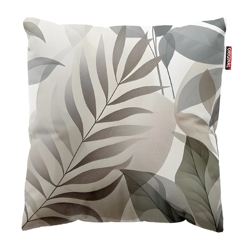 کوسن پاد آفرین مدل مینیمال طرح گل و برگ کد PK403448 سایز 40*40 سانتی متر