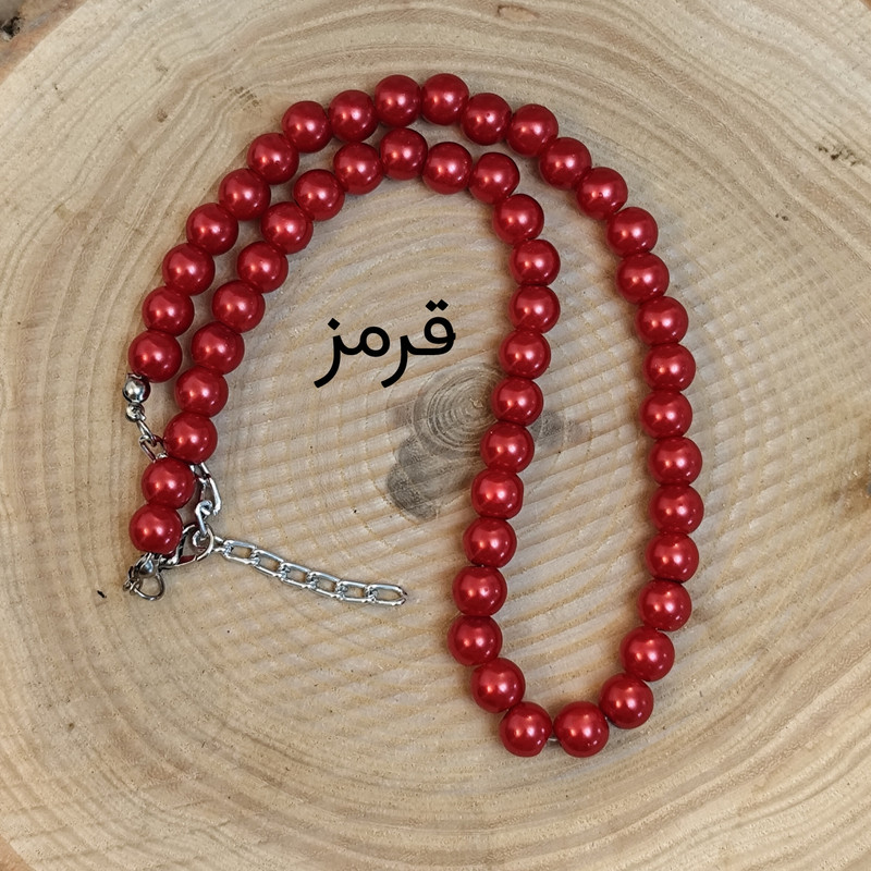 گردنبند زنانه مدل مروارید مهره ای