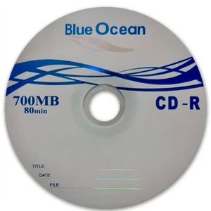 سی دی خام مدل blue ocean بسته 50 عددی