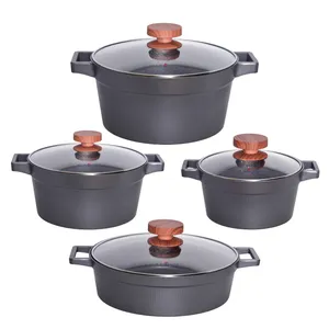 سرویس قابلمه و تابه گرانیتی 8 پارچه یونیک کد 8593