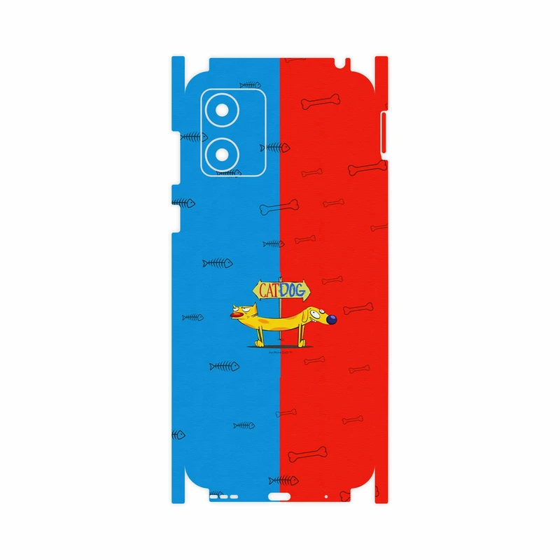 برچسب پوششی ماهوت مدل CatDog-FullSkin مناسب برای گوشی موبایل موتورولا Moto E13
