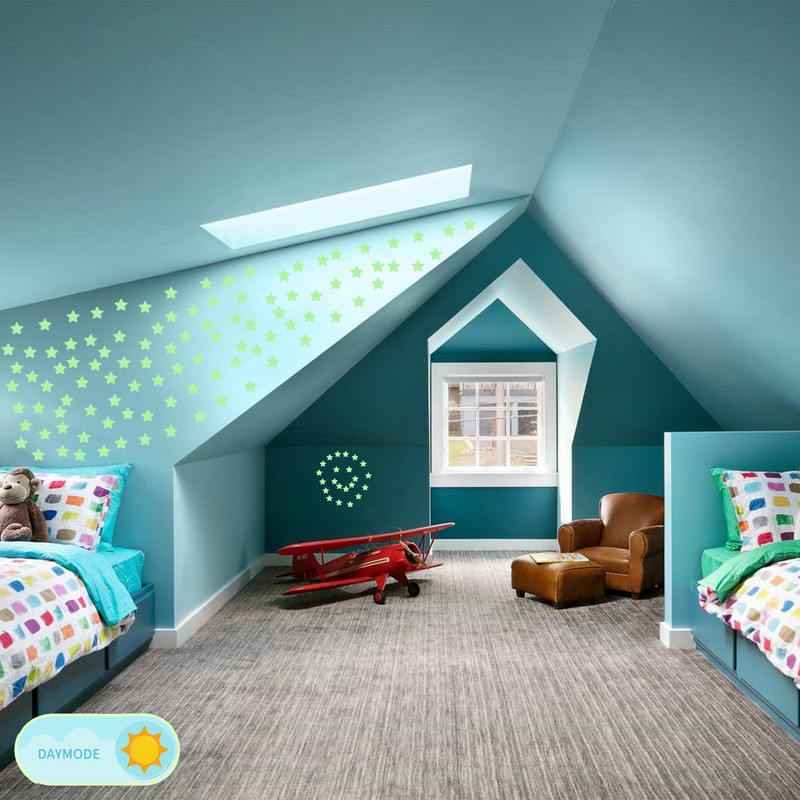 استیکر هیمیا مدل شب تاب طرح ستاره 50 عددی