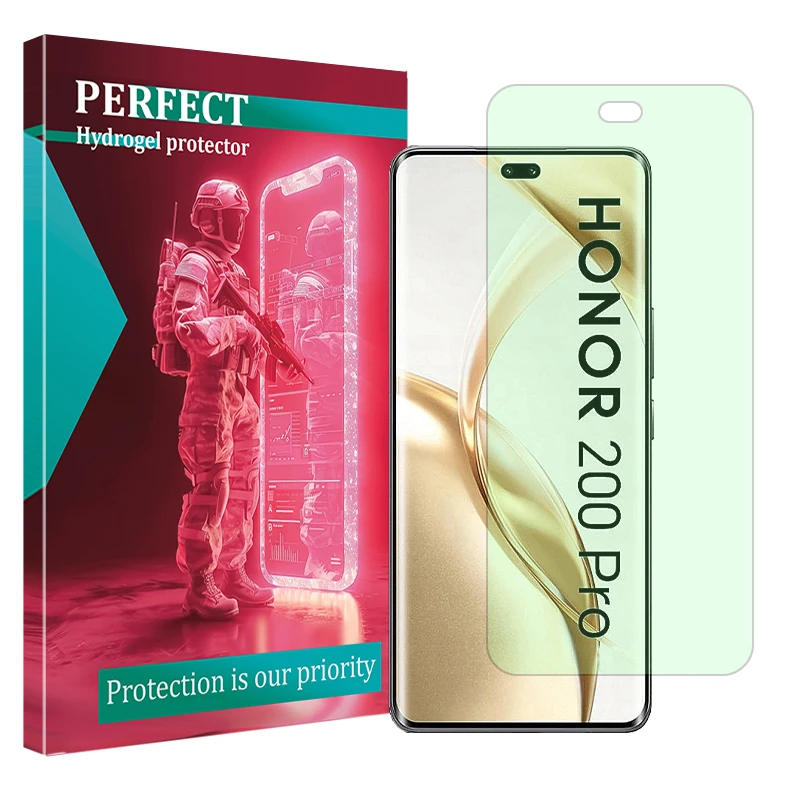محافظ صفحه نمایش گرین لایت پرفکت مدل Tough مناسب برای گوشی موبایل آنر 200 Pro
