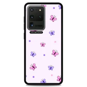 AKAM AMC-WSGS20U-BUTTERFLY-5 Cover For Samsung Galaxy S20 Ultra