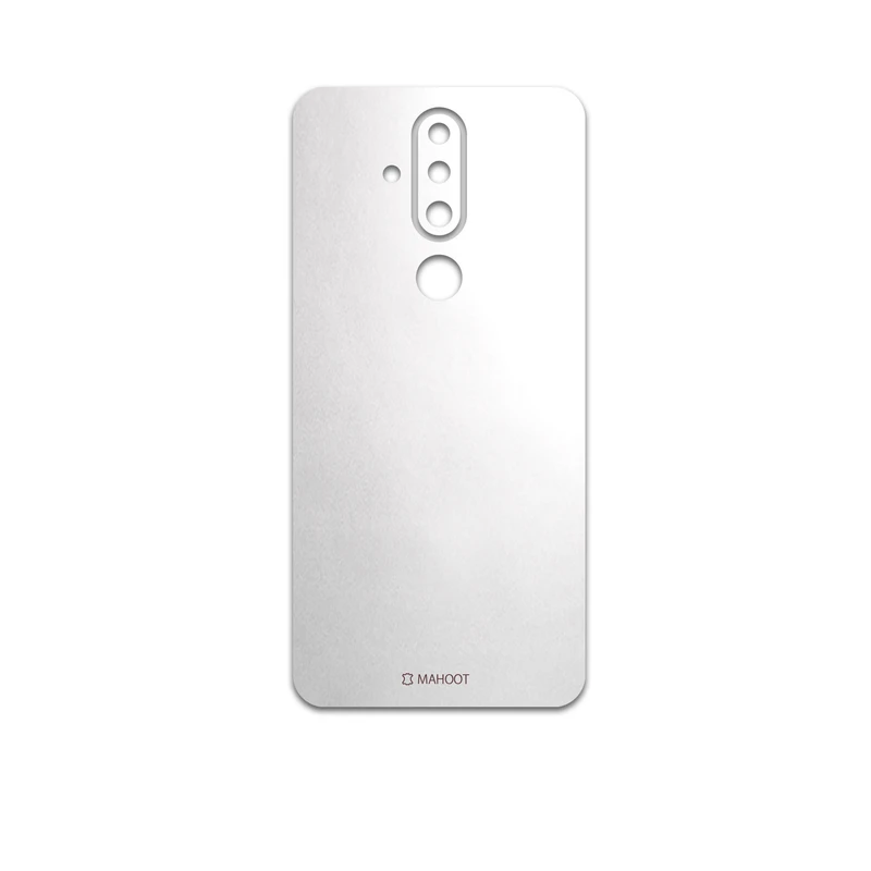 برچسب پوششی ماهوت مدل Metallic-White مناسب برای گوشی موبایل نوکیا X71
