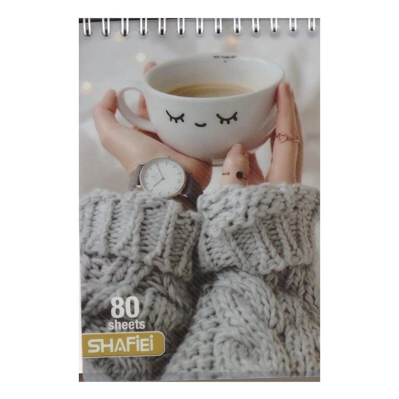 دفتر یادداشت 80 برگ شفیعی طرح فنجان کد 65