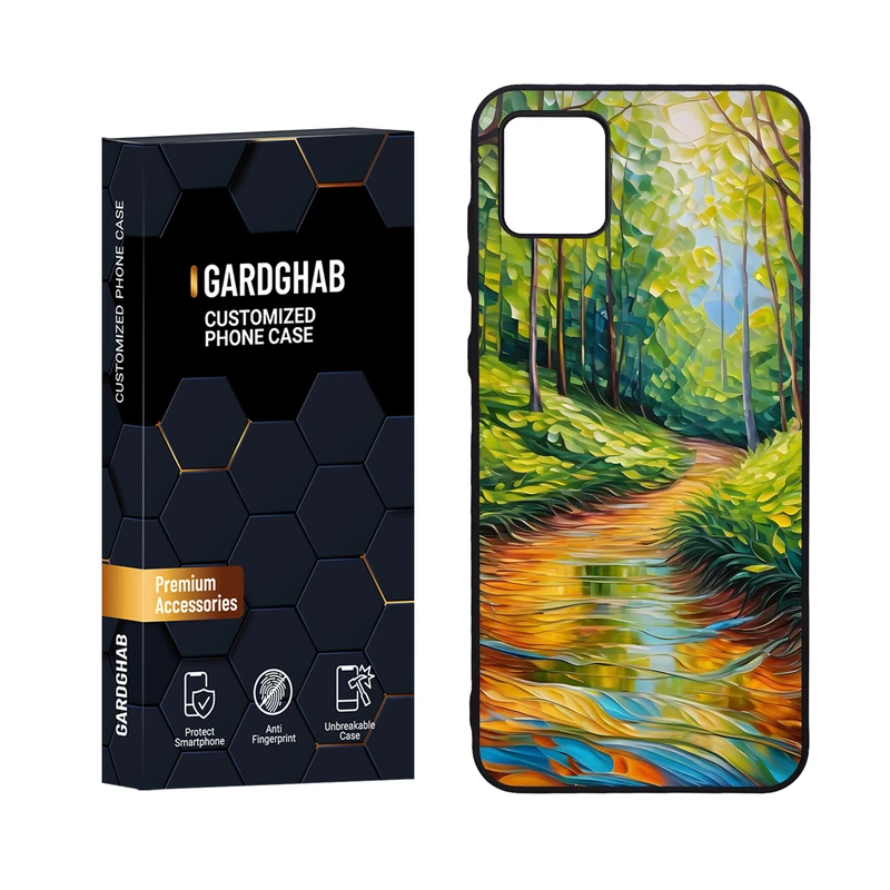 کاور گارد قاب مدل دورژله ای هنری مناسب برای گوشی موبایل سامسونگ Galaxy A04 4G