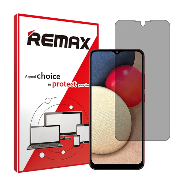 محافظ صفحه نمایش حریم شخصی  ریمکس مدل HyPRV مناسب برای گوشی سامسونگ Galaxy A02s 