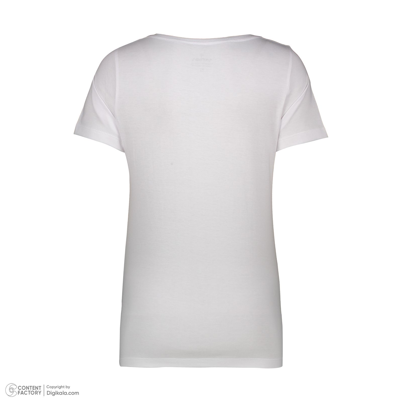 تی شرت آستین کوتاه زنانه ناربن مدل 1521788-3427 رنگ سفید -  - 6