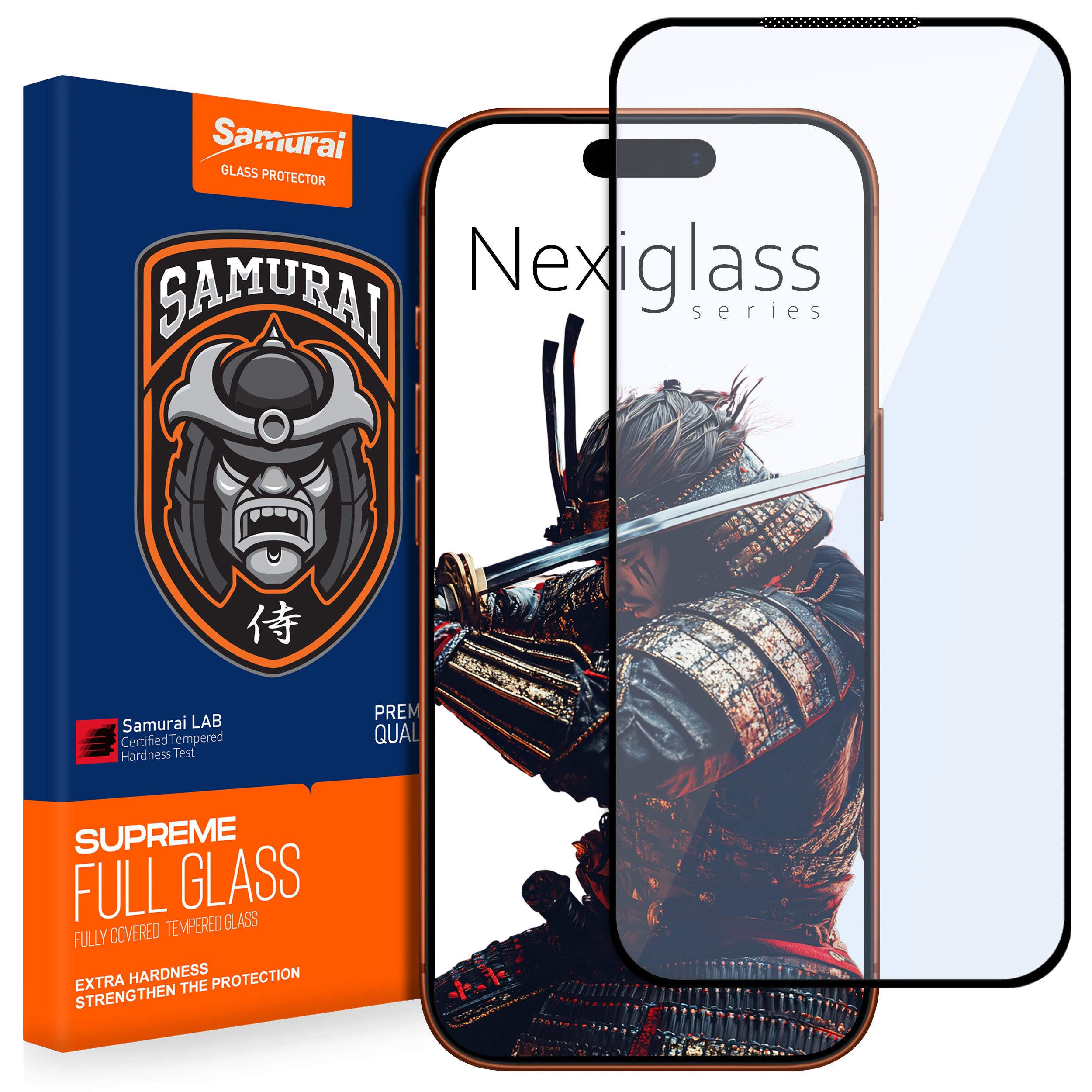 محافظ صفحه نمایش سامورایی مدل Nexiglass مناسب برای گوشی موبایل اپل iPhone 17 Pro Max