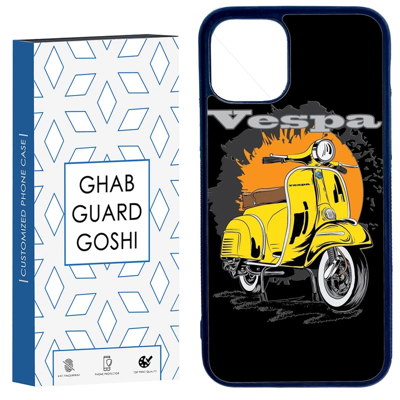 کاور قاب گارد گوشی طرح موتور وسپا کد TPU-161 مناسب برای گوشی موبایل اپل Iphone 11 PRO