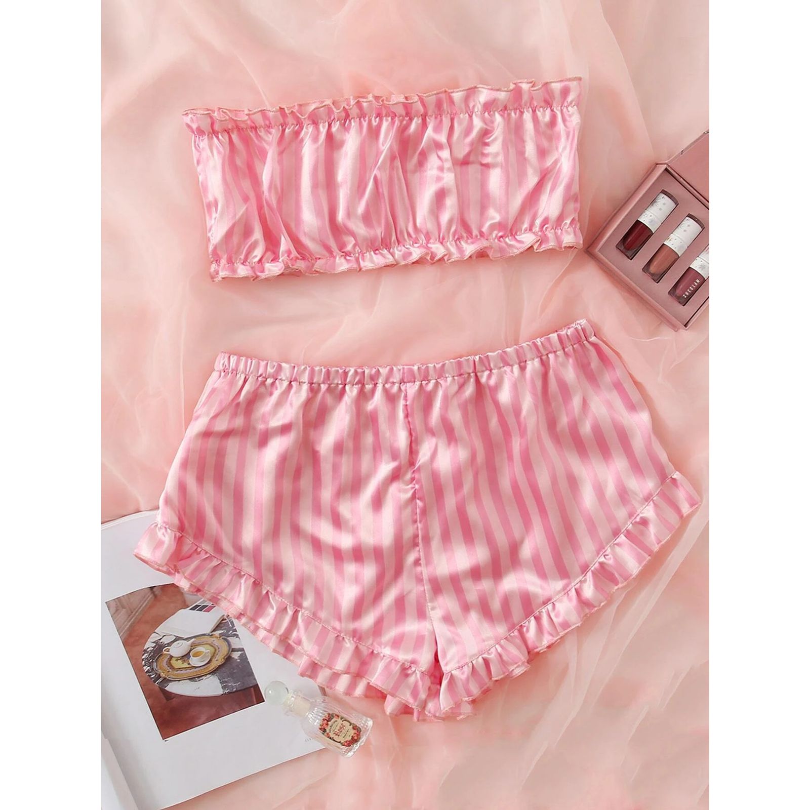 لباس خواب زنانه تویین مدل T-901-44 - - 2