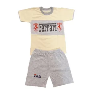 ست تی شرت و شلوارک بچگانه کد 95