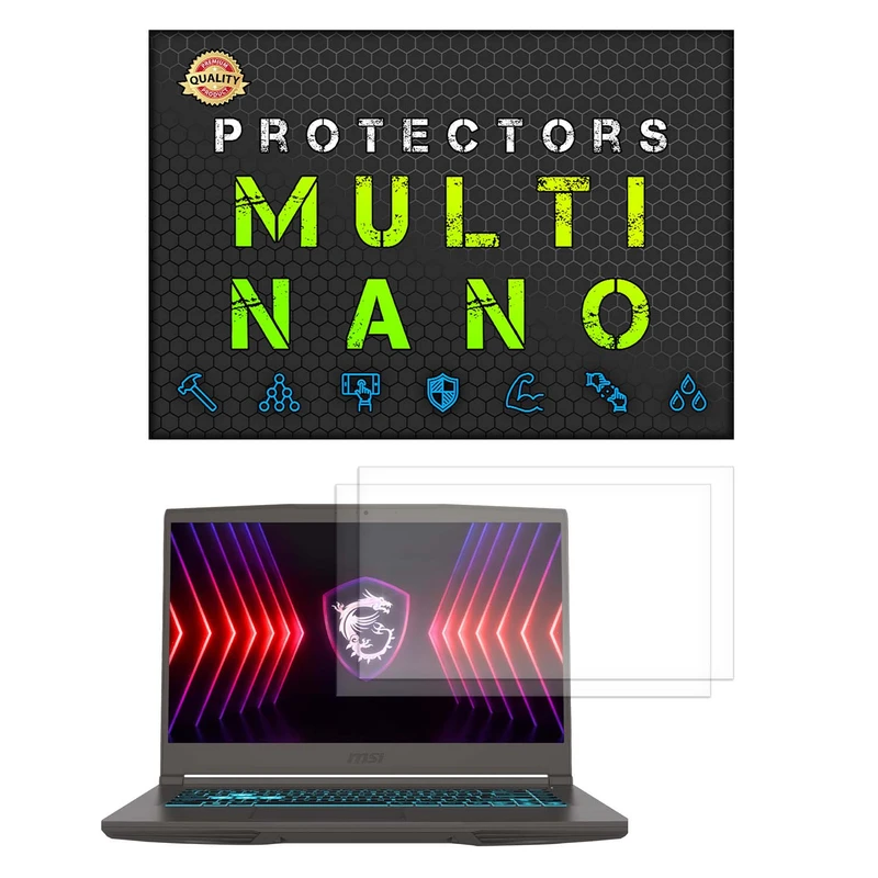 محافظ صفحه نمایش آنتی رفلکس مولتی نانو مدل X-S2M مناسب برای لپ تاپ ام اس آی Thin 15 B12UCX 15.6 inch 2023 بسته دو عددی