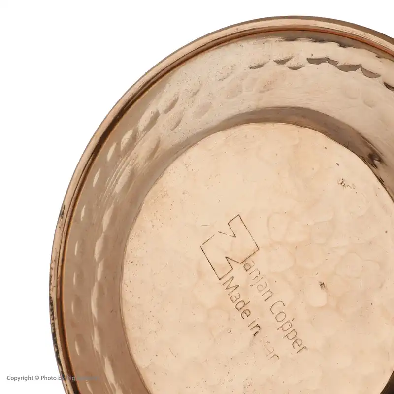 ست استکان و نعلبکی مسی مس زنجان کد 004