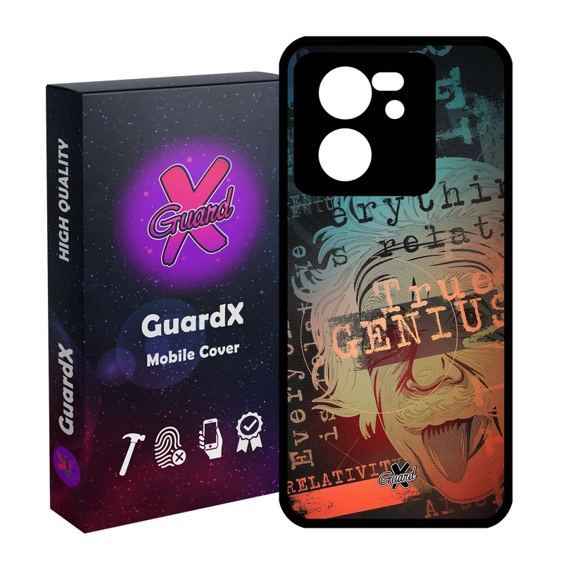 کاور گارد ایکس طرح اینشتین مدل Glass10487 مناسب برای گوشی موبایل شیائومی 13T/13T Pro/Redmi K60 Ultra