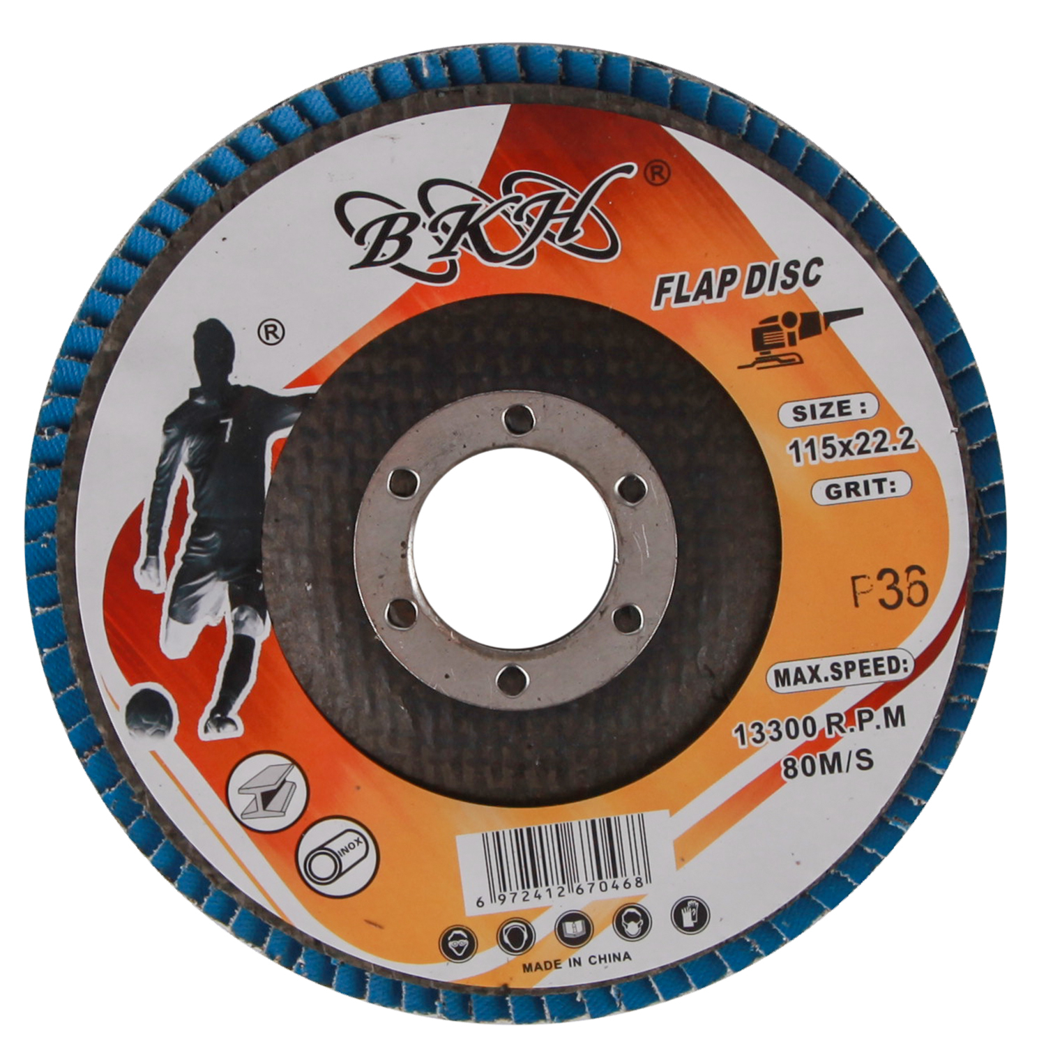  سمباده فلاپ دیسک بی کی اچ مدل 115P36