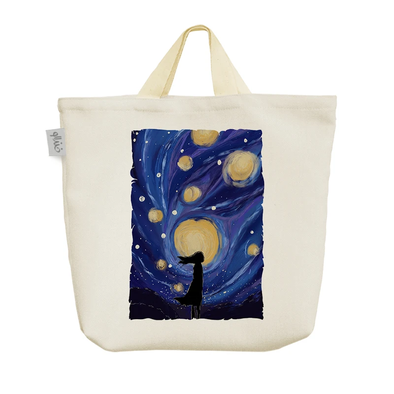 ساک خرید خندالو مدل ونسان ونگوگ کد 6605