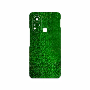 MAHOOT Green-Holographic Cover Sticker for Infinix Hot 11s