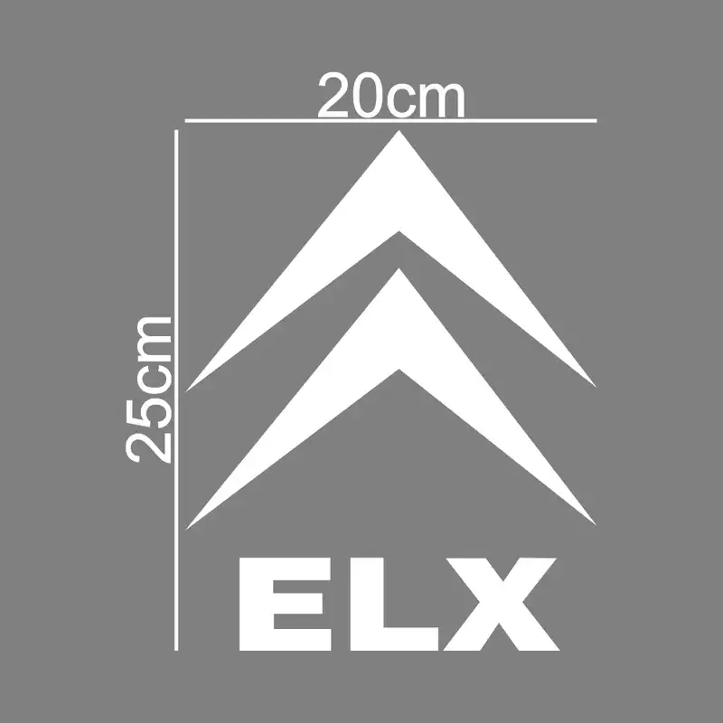 برچسب بدنه خودرو ماتریسیو طرح ELX کد M173