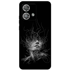 Megafone Face Sketch 7423 Cover For Motorola Moto Edge 40 Neo