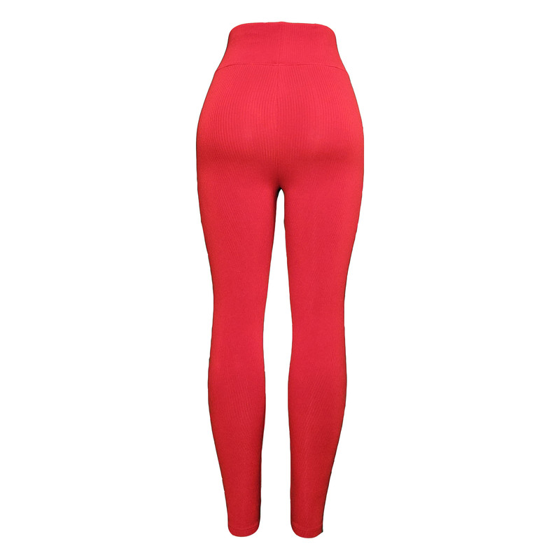 لگینگ زنانه رویین تن مدل کبریتی رنگ قرمز