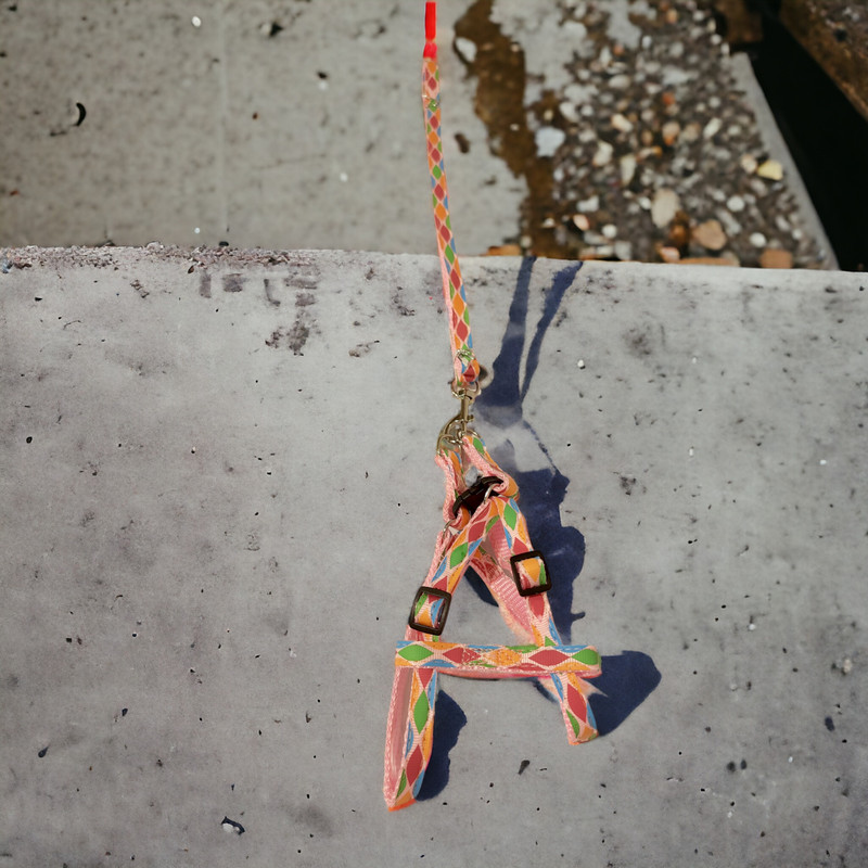 بند قلاده و قلاده کتفی سگ و گربه مدل L106P