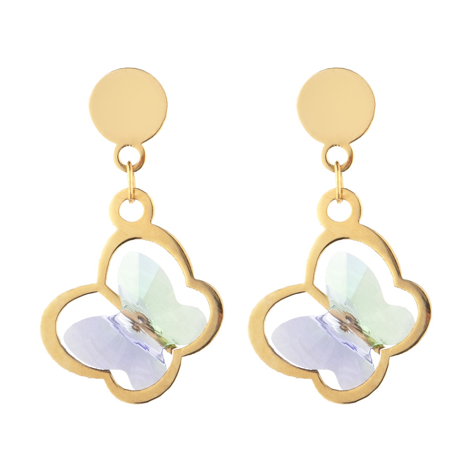گوشواره طلا 18 عیار زنانه مایا ماهک مدل ME0894 -  - 1