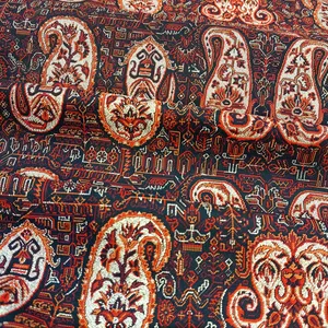 پارچه لباس طرح ترمه مدل bk کد 165
