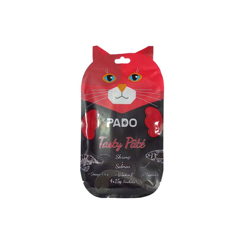 بستنی گربه پادو مدل میگو و سالمون وزن 60 گرم 