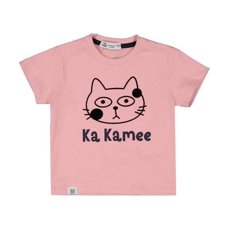 تی شرت آستین کوتاه دخترانه مدل 85-63251 نونا