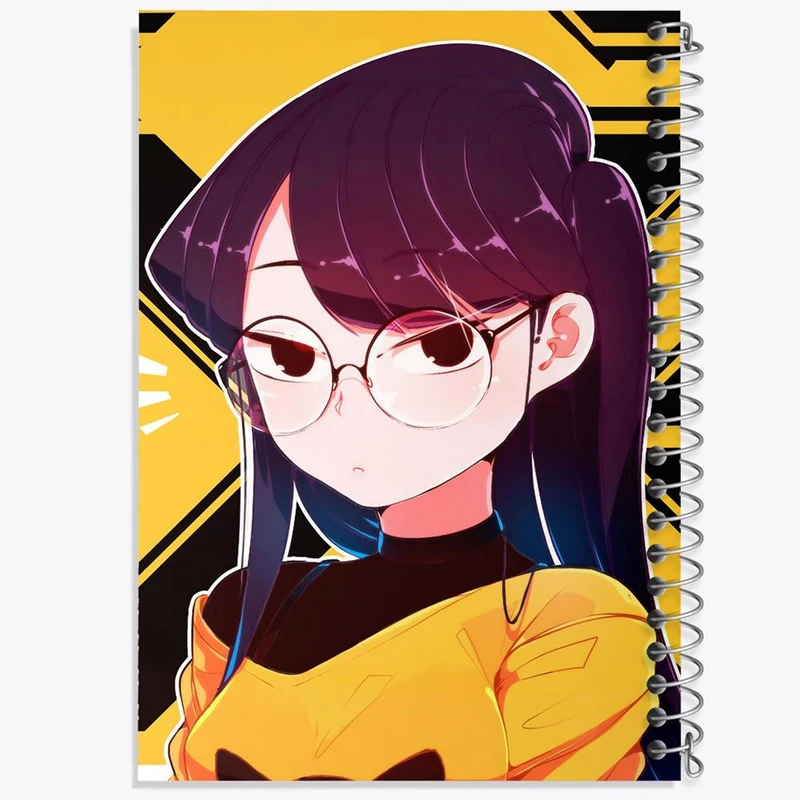 دفتر مشق 100 برگ خندالو طرح انیمه کومی سان کد 16081