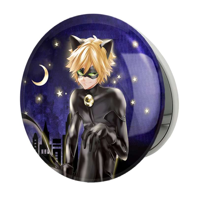 آینه جیبی خندالو طرح پسر گربه ای مدل تاشو کد 24996