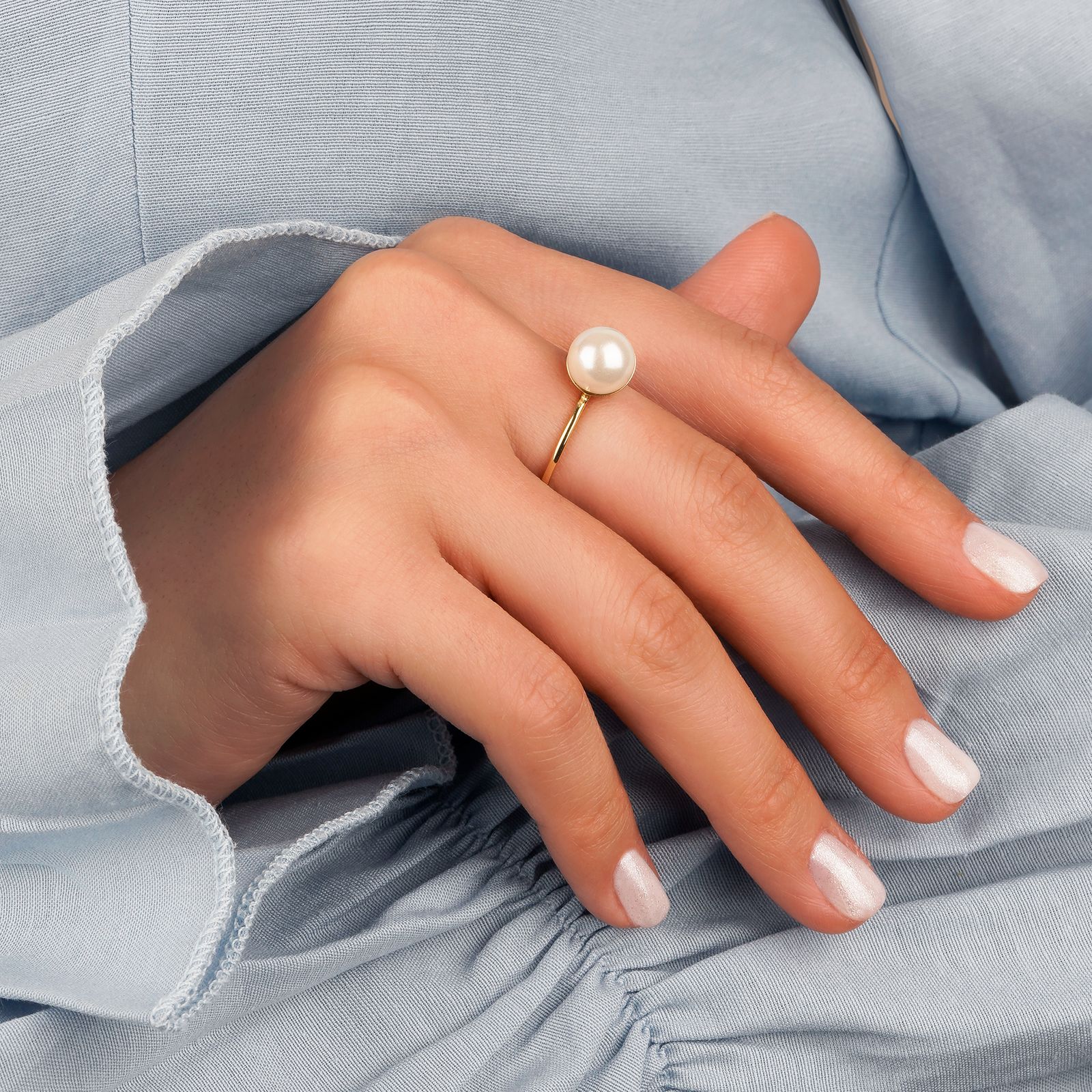 انگشتر طلا 18 عیار زنانه جواهری سون مدل 3614 -  - 4