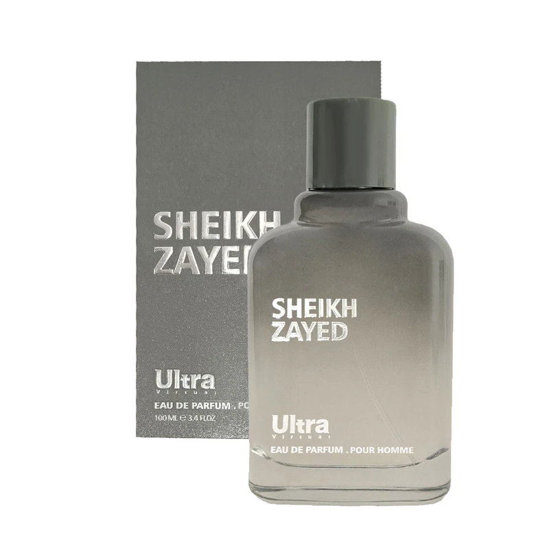 ادو پرفیوم مردانه اولترا ویرچوآل مدل Sheikh Zayed با رایحه خنک حجم 100 میلی لیتر