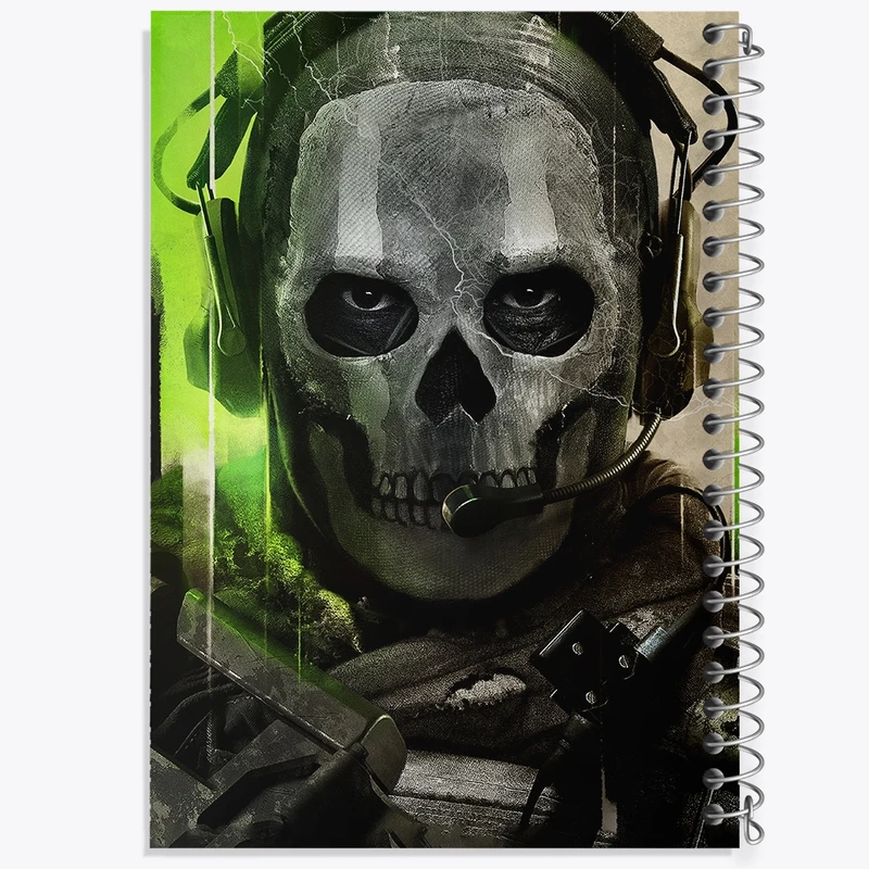 دفتر لیست خرید 50 برگ خندالو طرح کال اف دیوتی (Call of duty) کد F300