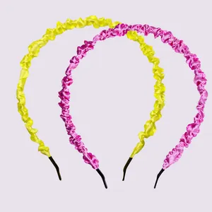 تل مو دخترانه مدل پارچه ای کد 276 مجموعه 2 عددی