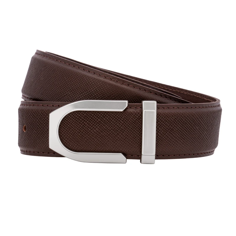 کمربند مردانه چرم مشهد مدل N6504-088