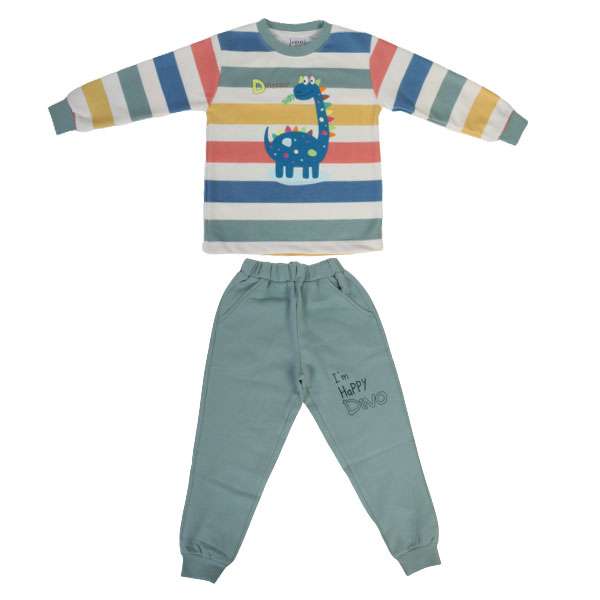 ست تی شرت و شلوار پسرانه مدل nb696