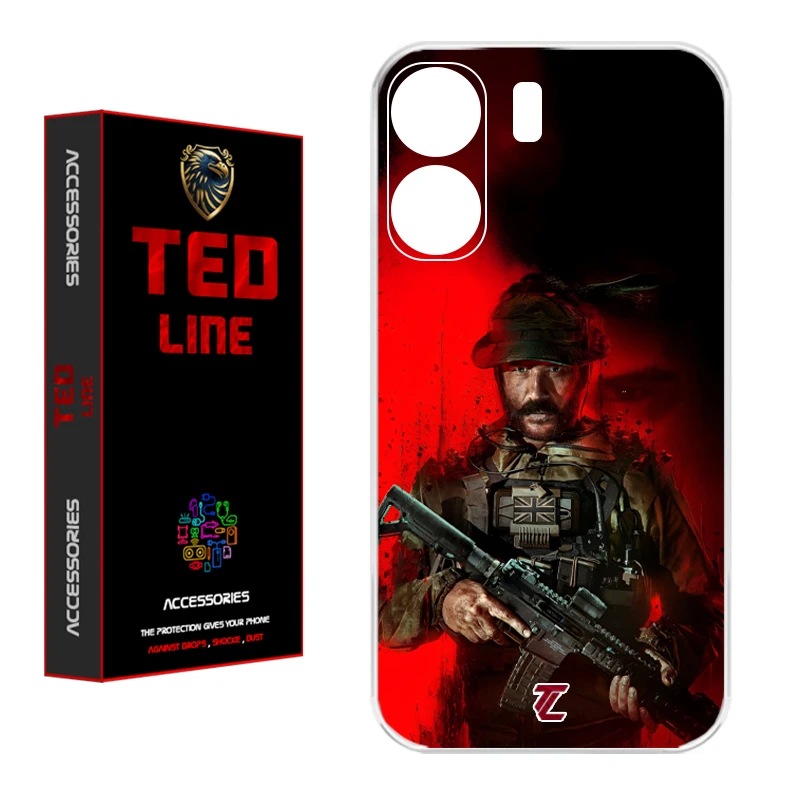 کاور تدلاین طرح کاپیتان پرایس کد 1200 مناسب برای گوشی موبایل شیائومی Redmi 13C / Poco C65