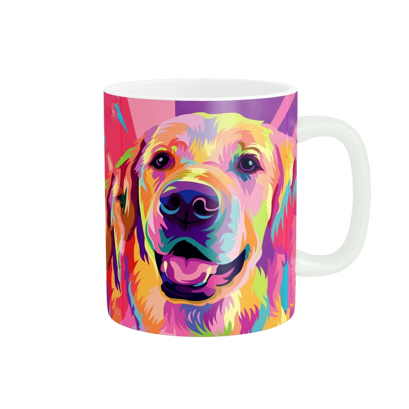  ماگ زیگورات مدل سگ نقاشی کد 3331 