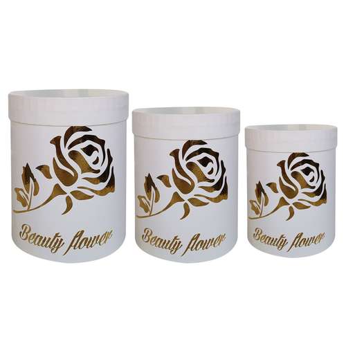باکس گل مدل flower مجموعه سه عددی