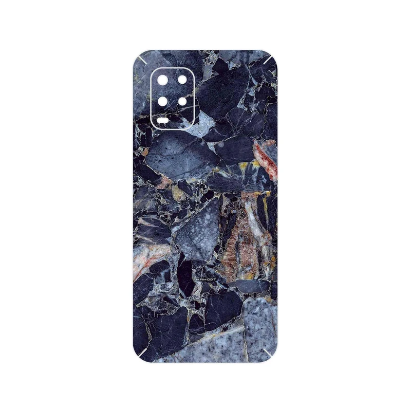 برچسب پوششی ماهوت مدل Broken black marble مناسب برای گوشی موبایل شیائومی Mi 10 Lite 5G