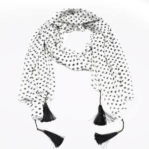 شال زنانه مدل خالدار