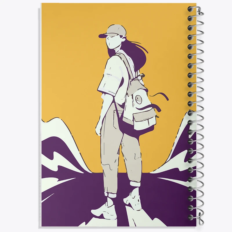 دفتر نت موسیقی 50 برگ خندالو مدل دخترانه کد N860