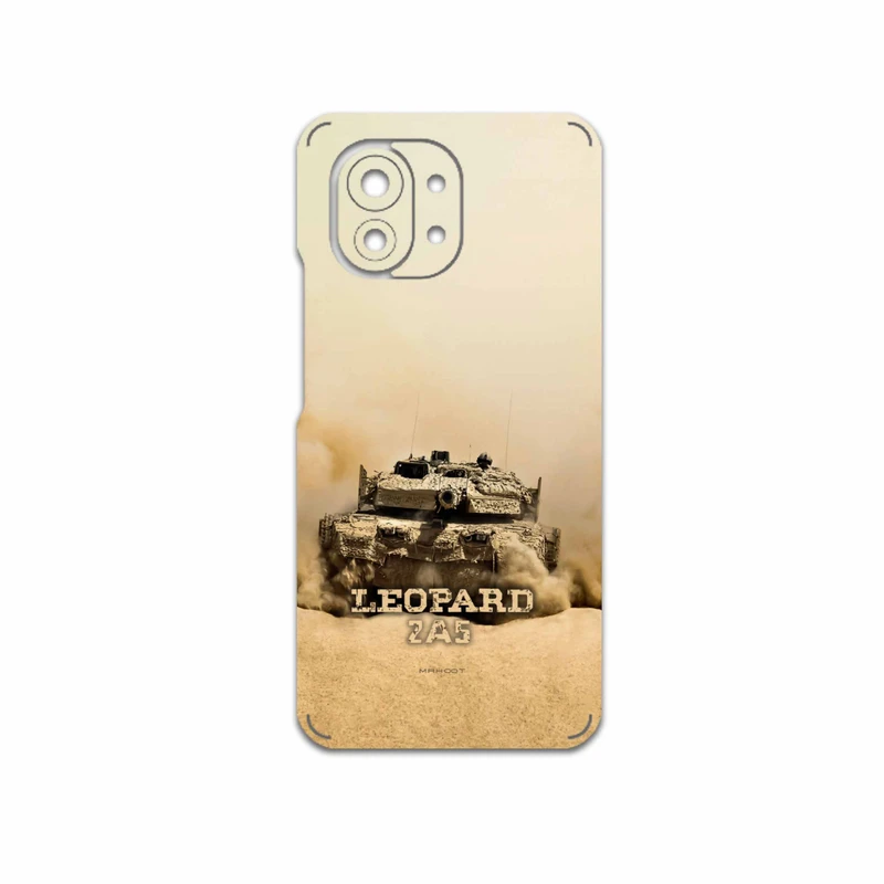 برچسب پوششی ماهوت مدل Leopard-2A5-tank مناسب برای گوشی موبایل شیائومی Mi 11 5G